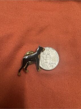 Vintage doberman Dog pin- Women Jewelry Brooches